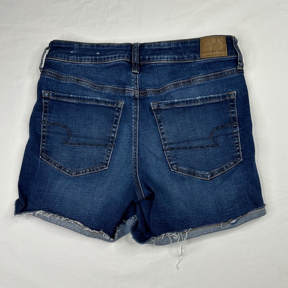 American Eagle AE Ne(x)t Level High V-Rise Denim Short Short Size 8 - Picture 7 of 7